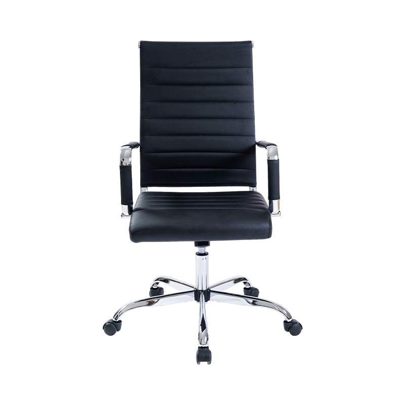 Y-574-A BLANC/NOIR Fauteuil de direction à dossier haut avec petit emballage